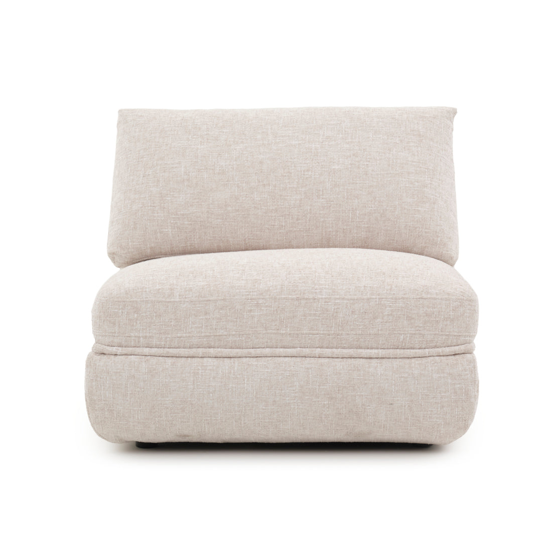 Esteli Modular Armless Chair Beige