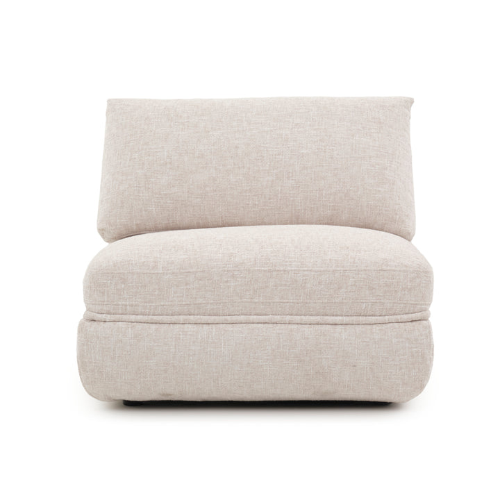 Esteli Modular Armless Chair Beige