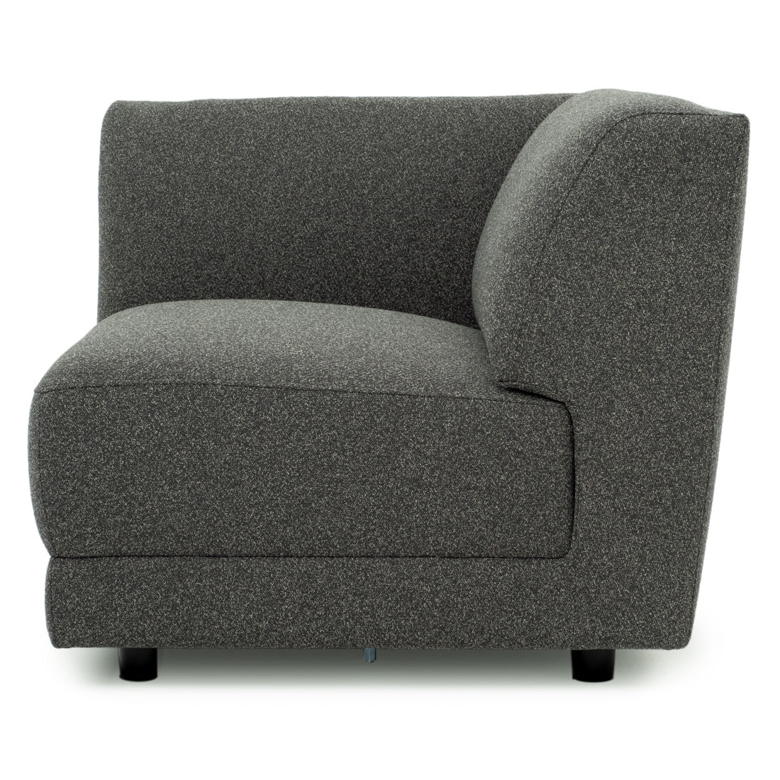 Nathan Modular Left Chair Dark Grey