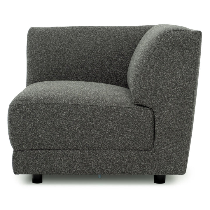 Nathan Modular Left Chair Dark Grey