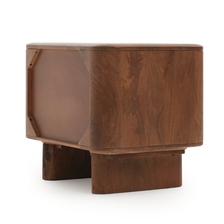 Nesta Nightstand Dark Brown