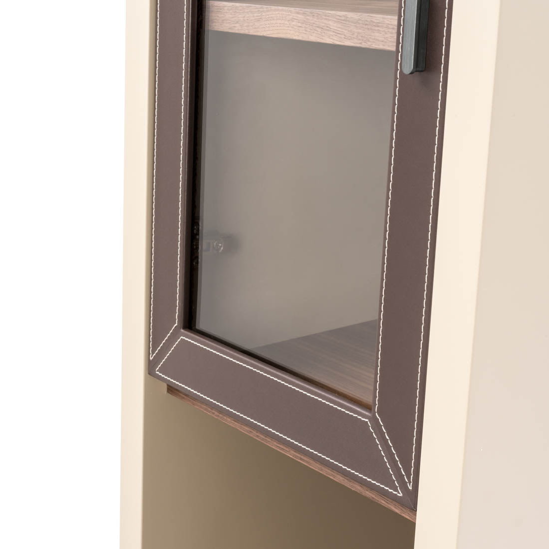 Neghan Wood Bookcase Dark Brown