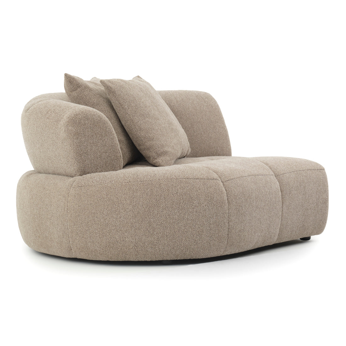Edwina Modular Left Loveseat Taupe