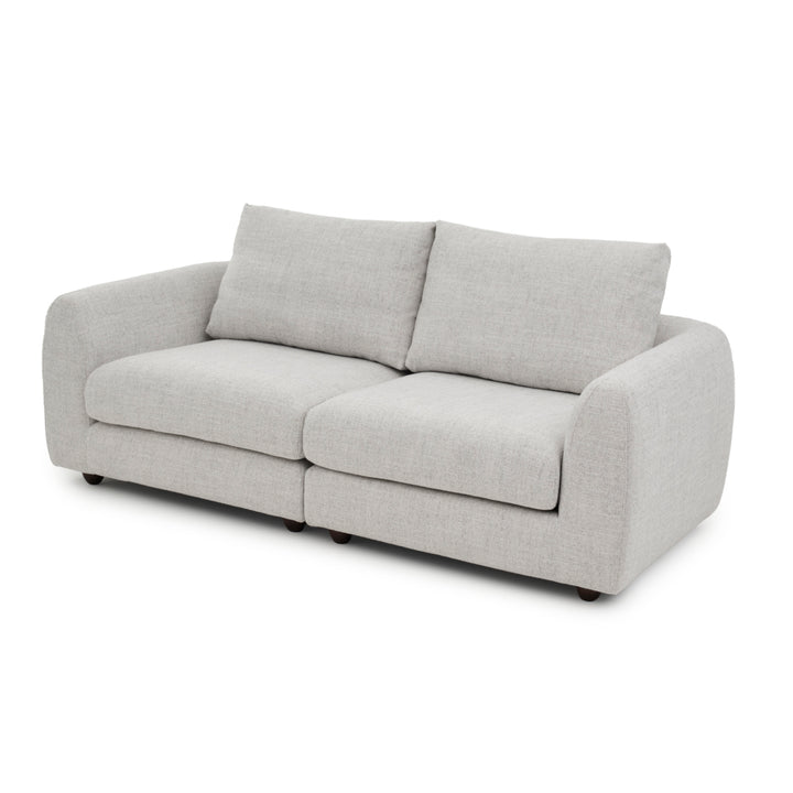 Nadal Fabric Modular Loveseat Light Grey