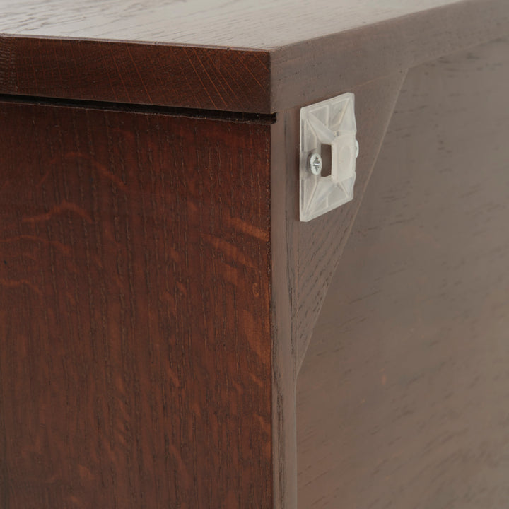 Noemi 5-Drawer Chest Dark Brown