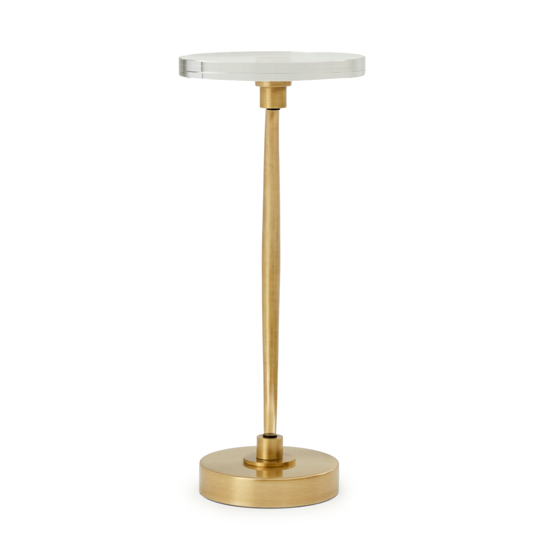 Evanly Glass Accent Table Gold
