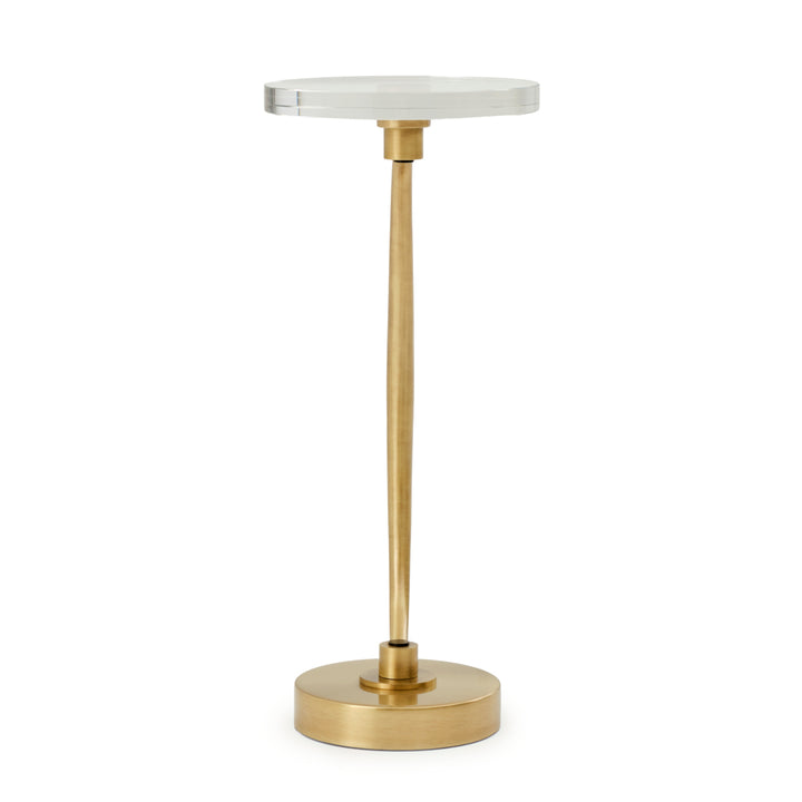 Evanly Glass Accent Table Gold