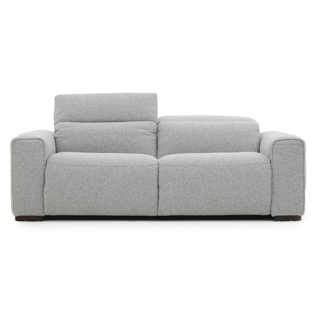 Niguel Fabric Reclining Sofa Light Grey