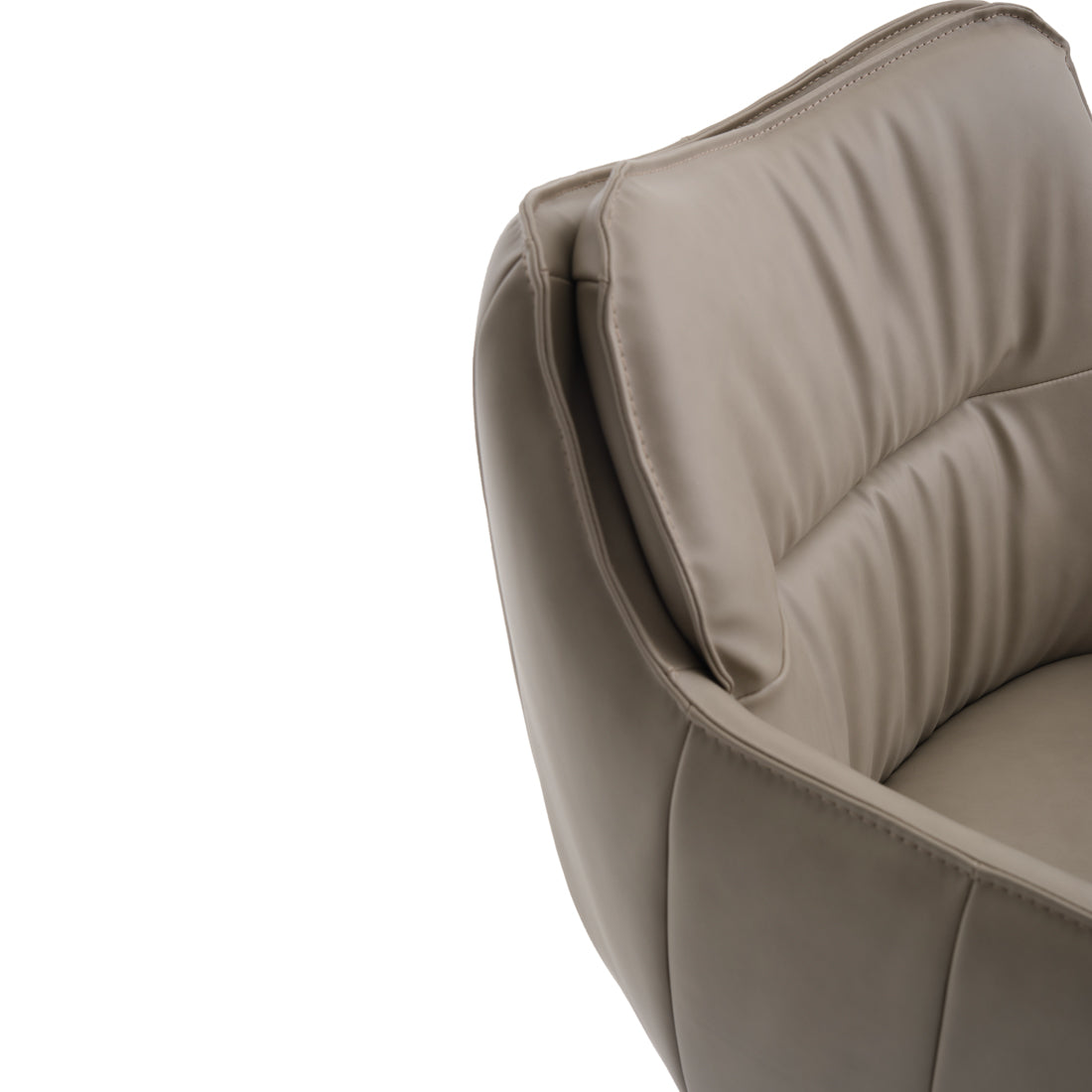 Nahara Swivel Armchair Taupe