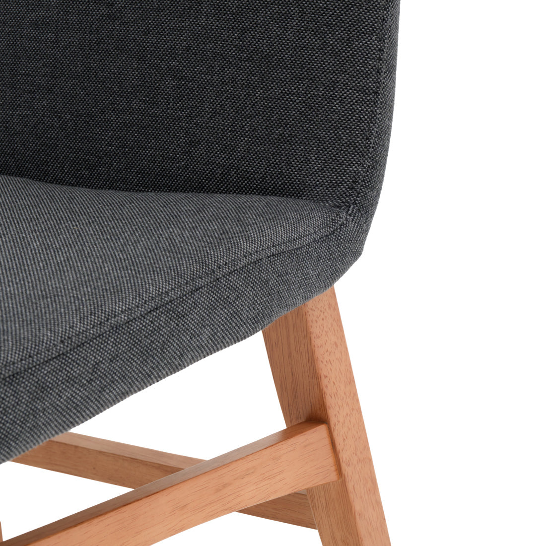 Naja Fabric Chair Dark Grey