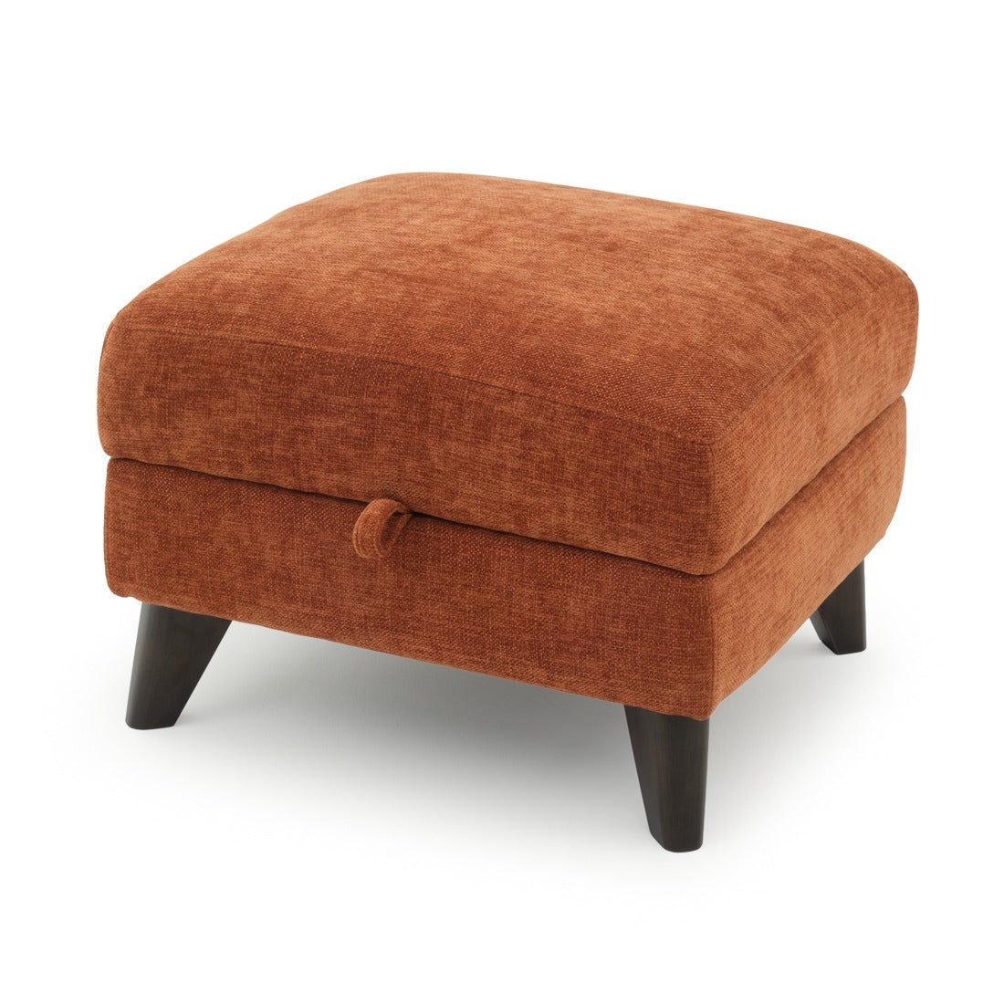 Nilani Ottoman with Storage Orange