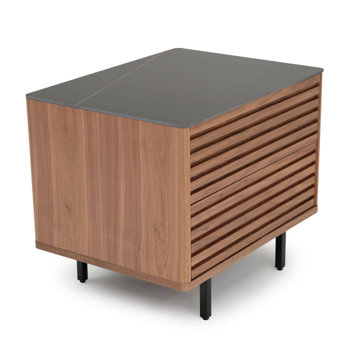 Ezio Nightstand Dark Brown