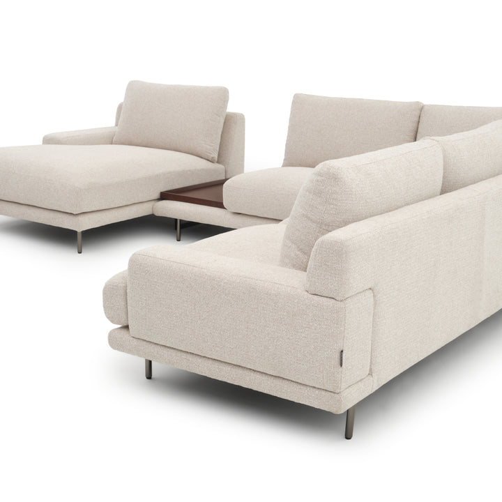Elizabeth Fabric Modular Set Beige