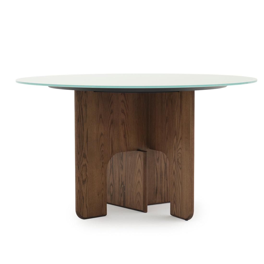 Nicolette Glass Dinette Table Beige