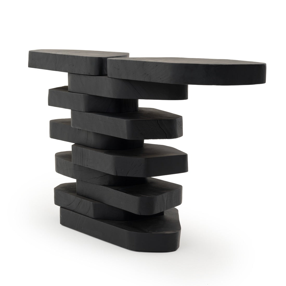 Wever Wood Console Table Black
