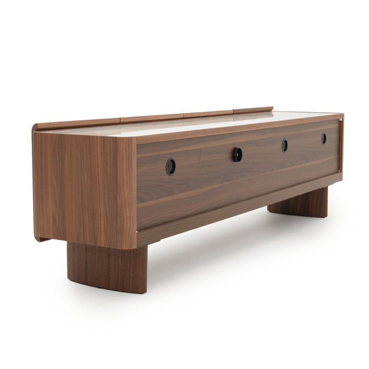 Evana TV and Entertainment Unit Dark Brown