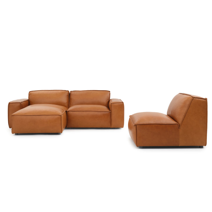 Nook Leather Modular Set Cognac