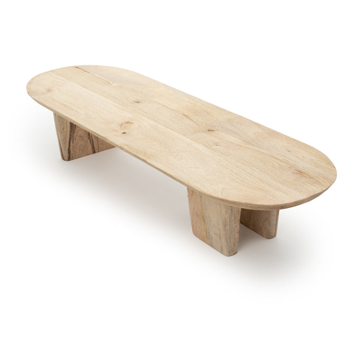 Indira Wood Coffee Table Light Brown