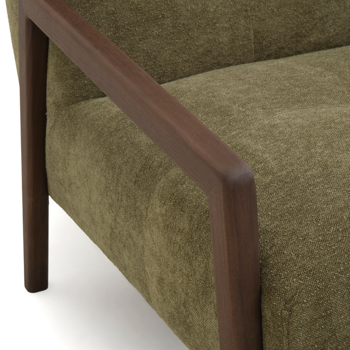 Norina Fabric Accent Chair Light Green