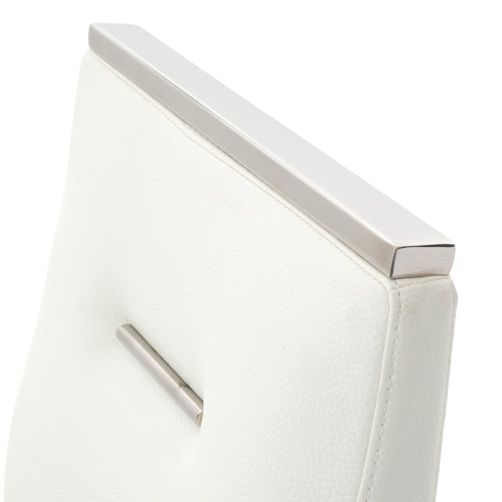 Weslie Adjustable Stool White