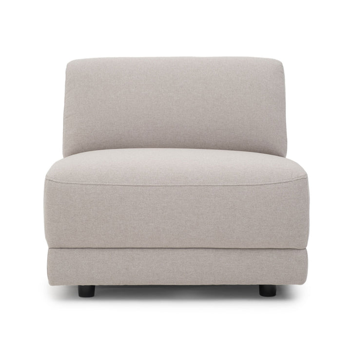 Nathan Modular Armless Chair Light Grey
