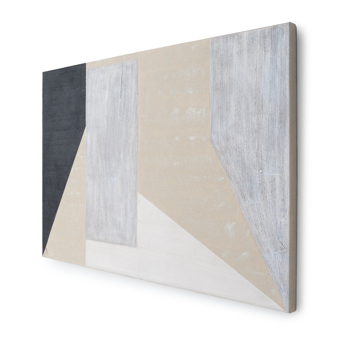 Wolffia Painting on Canvas Beige