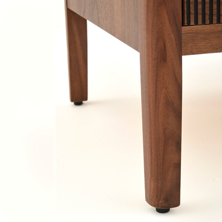 Edriana Right Nightstand Dark Brown