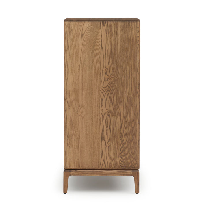 Nicolette 4-Drawer Chest Dark Brown