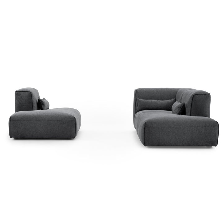 Ellemia Fabric Modular Set Dark Grey