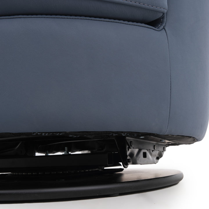 Wedia Swivel Accent Chair Dark Blue