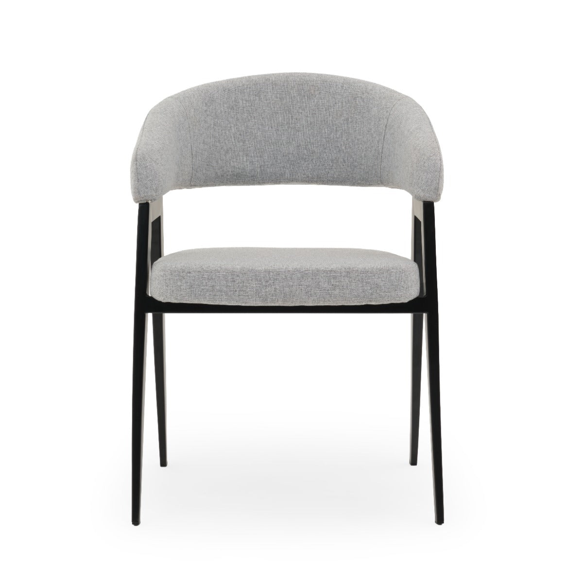 Waltina Fabric Armchair Light Grey