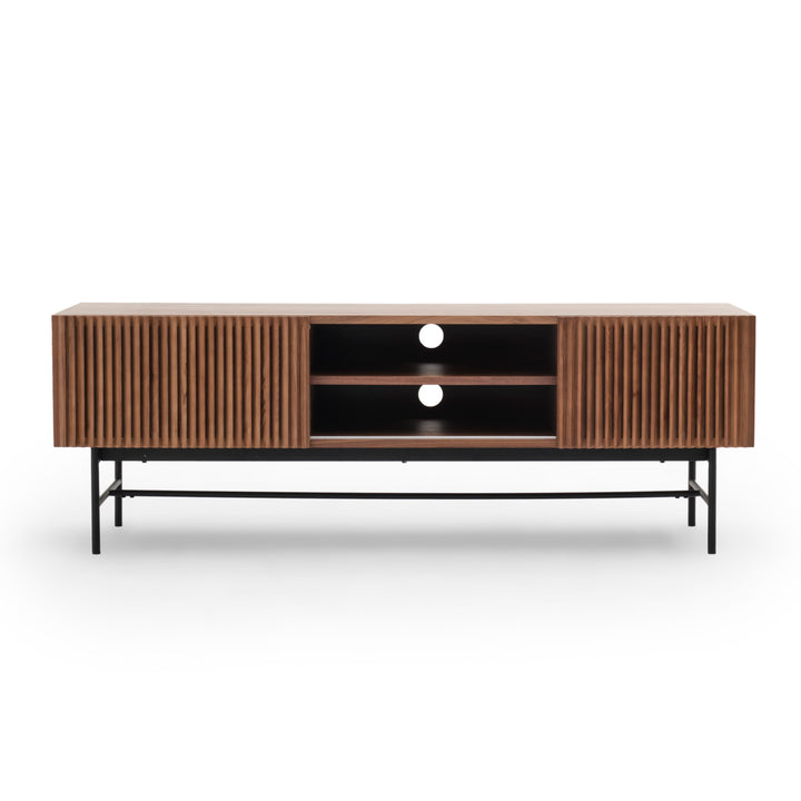 Easton TV and Entertainment Unit Dark Brown