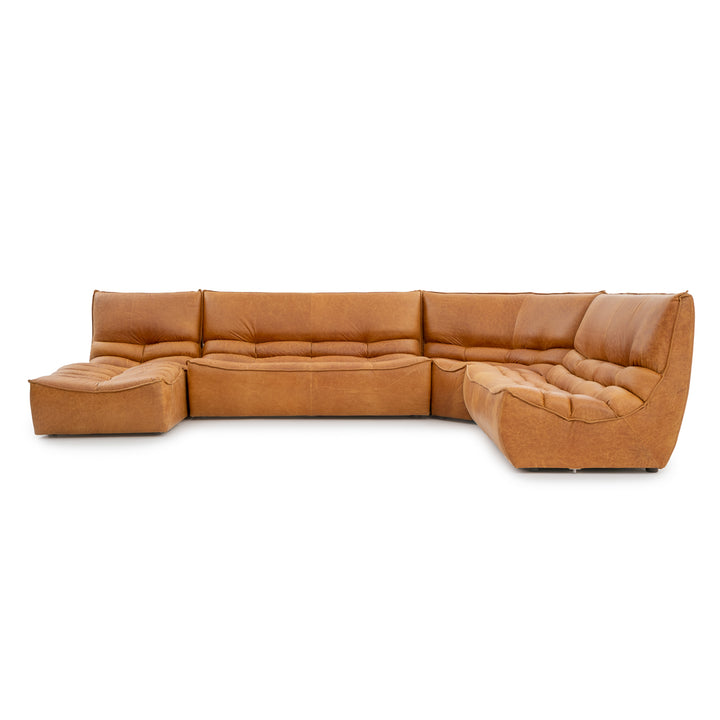 Nesto Leather Modular Set Cognac