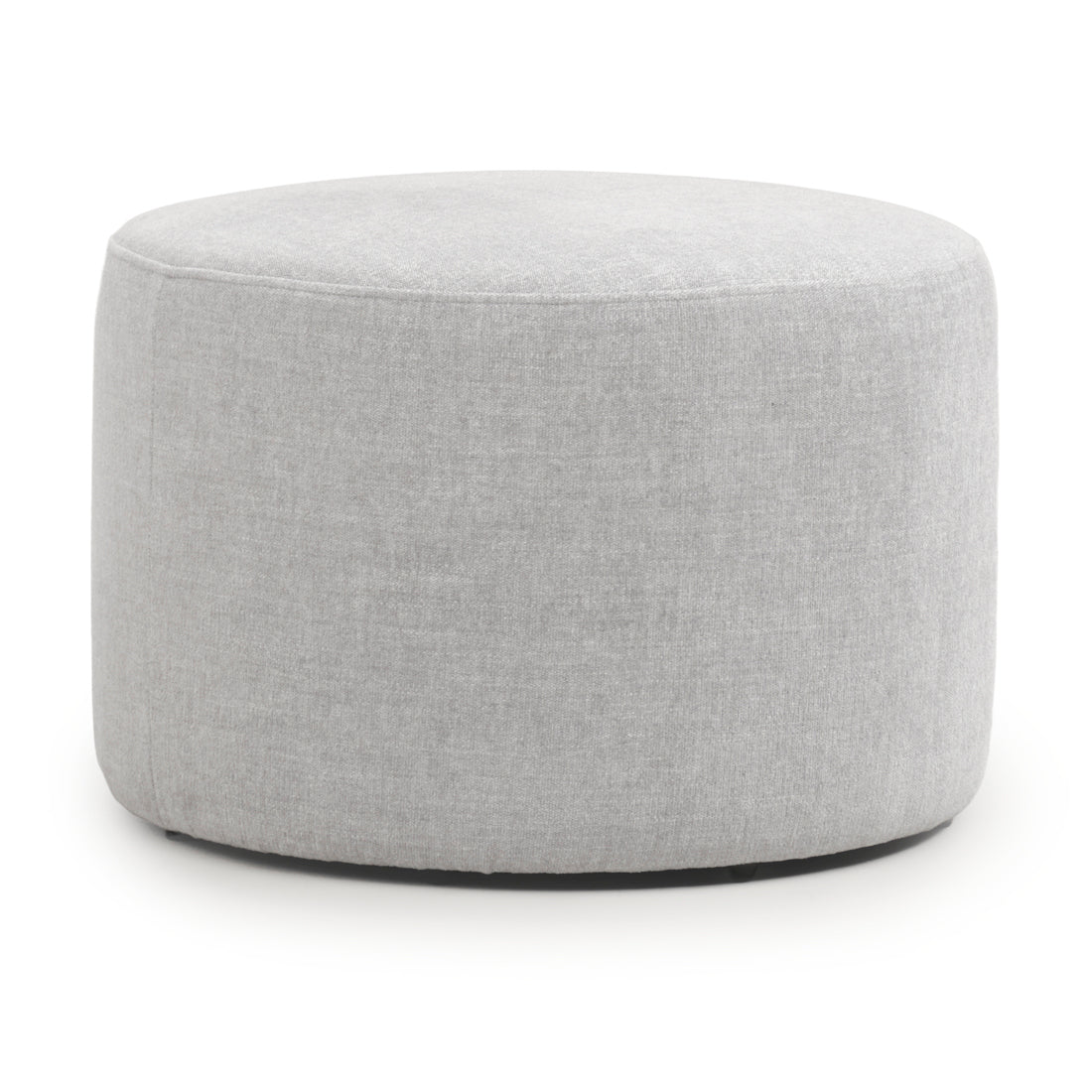 Wyle Fabric Ottoman Light Grey