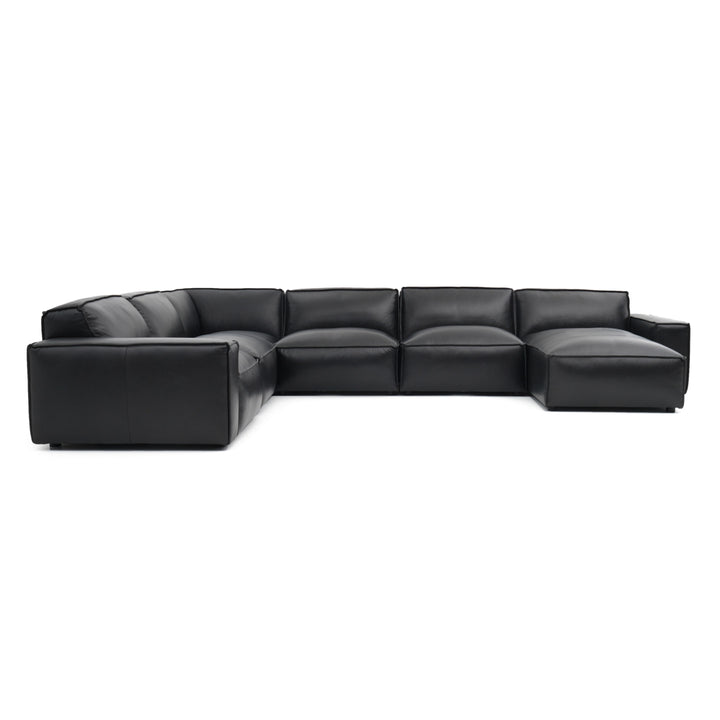 Nook Leather Modular Set Black
