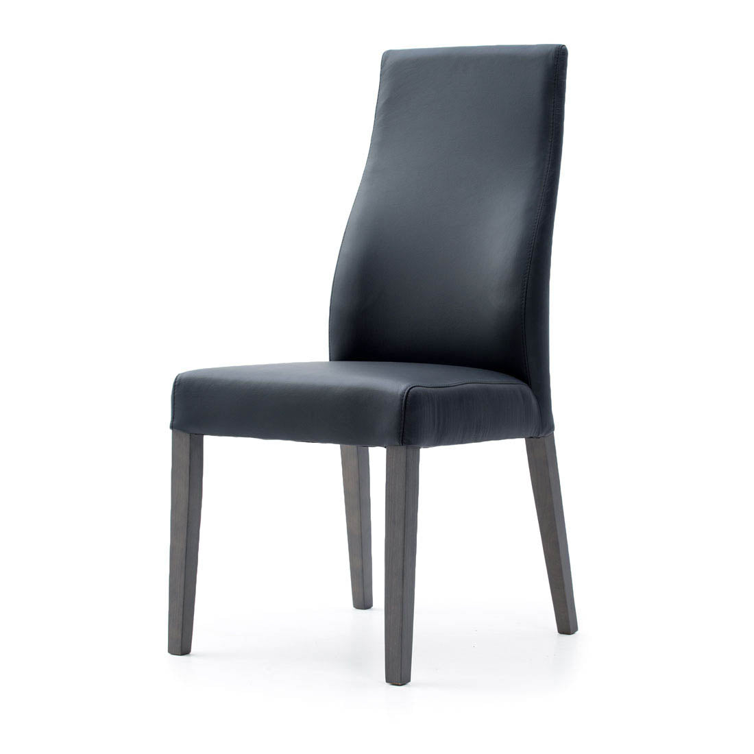 Jennifer Leather Chair Black