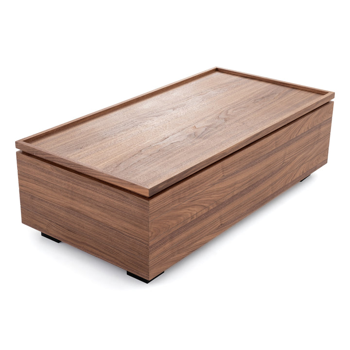 Emmet Wood Coffee Table Dark Brown