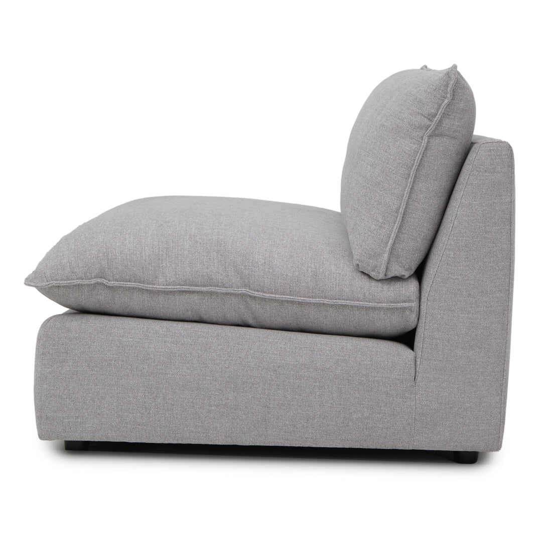Neo Modular Armless Chair Light Grey