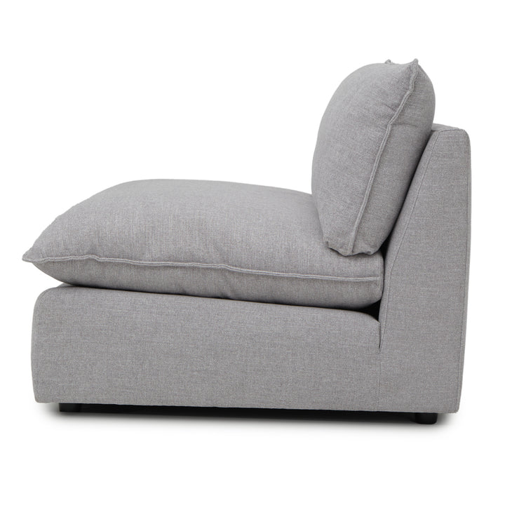 Neo Modular Armless Chair Light Grey