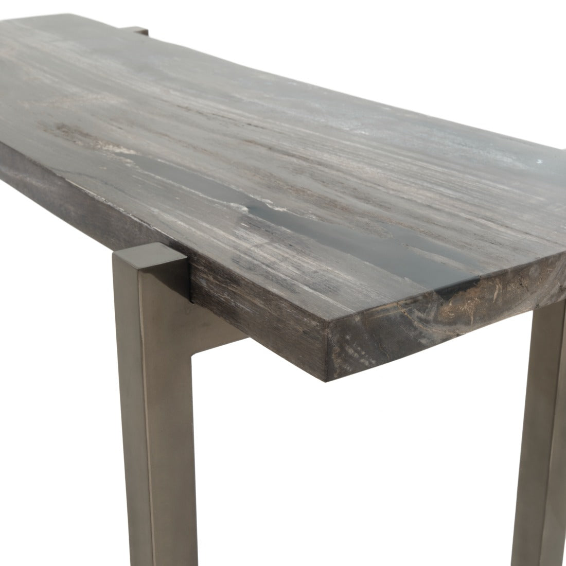 Wakerley Wood Console Table Black