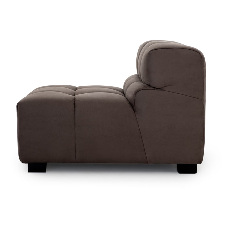 Norika Modular Armless Chair Dark Grey