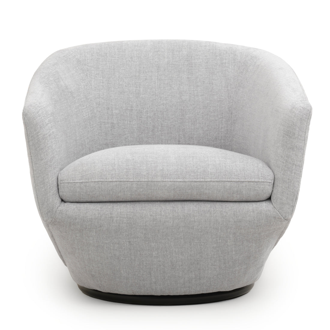Wyle Swivel Accent Chair Light Grey