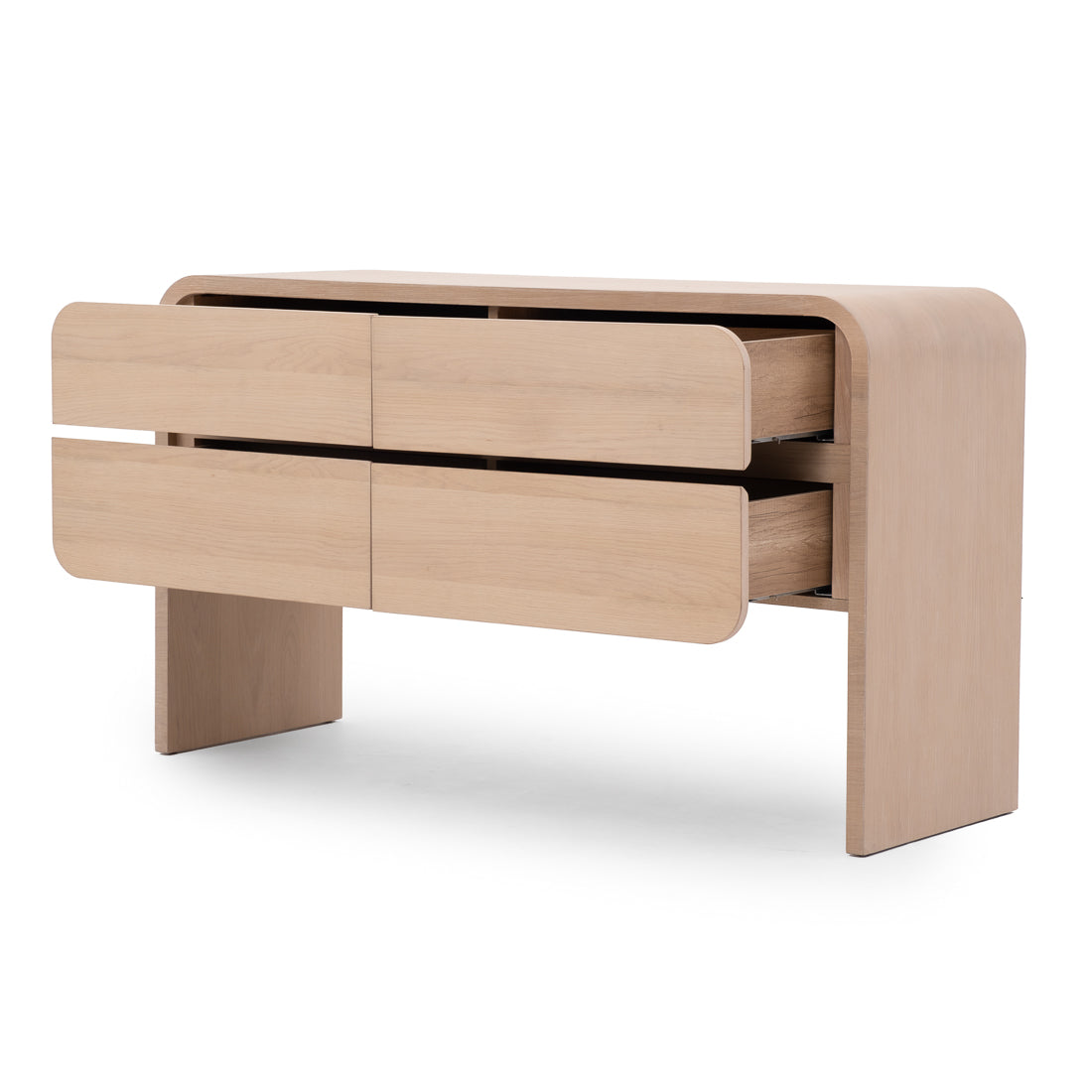 Smilla 4-Drawer Dresser Light Brown