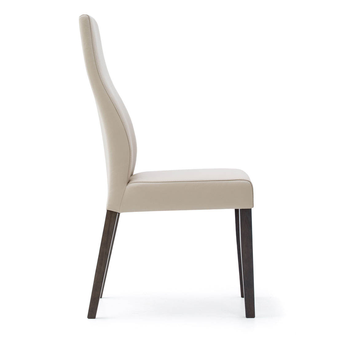 Jennifer Leather Chair Beige