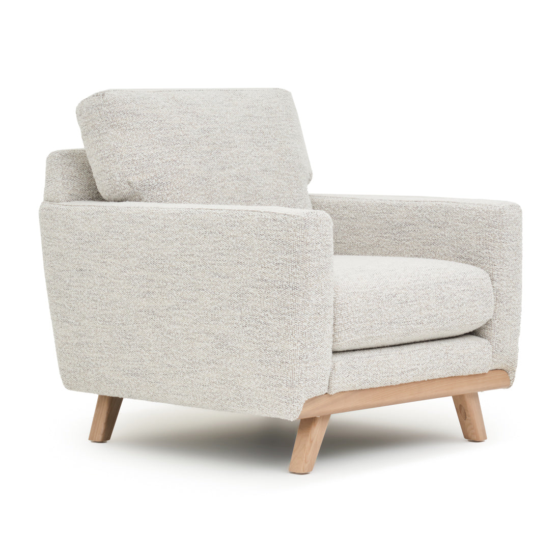 Esme Fabric Accent Chair Beige