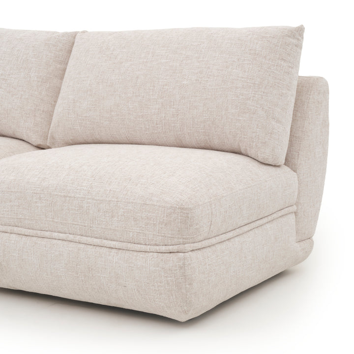 Esteli Fabric Modular Loveseat Beige