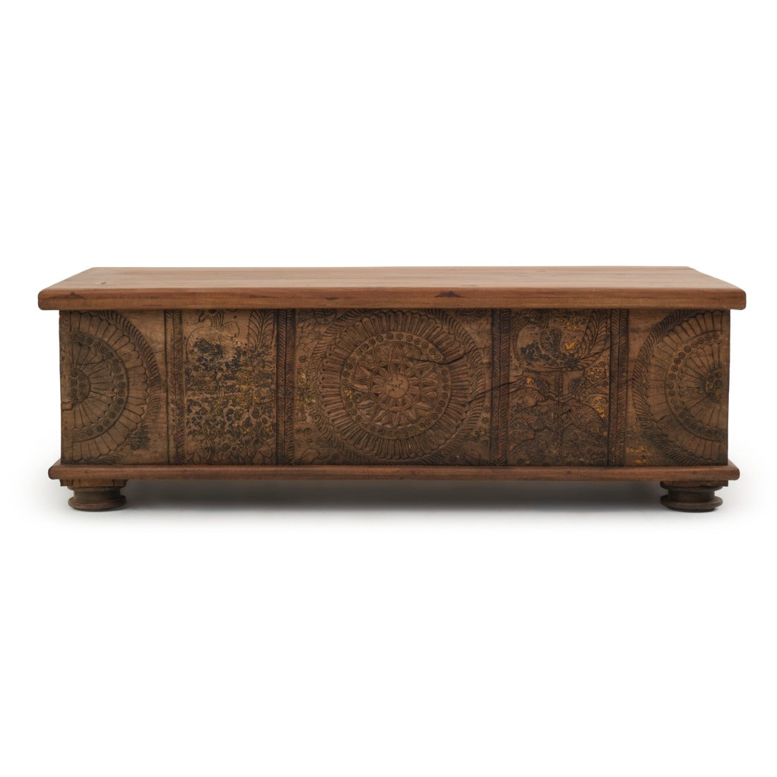 Indira Wood Coffee Table Light Brown