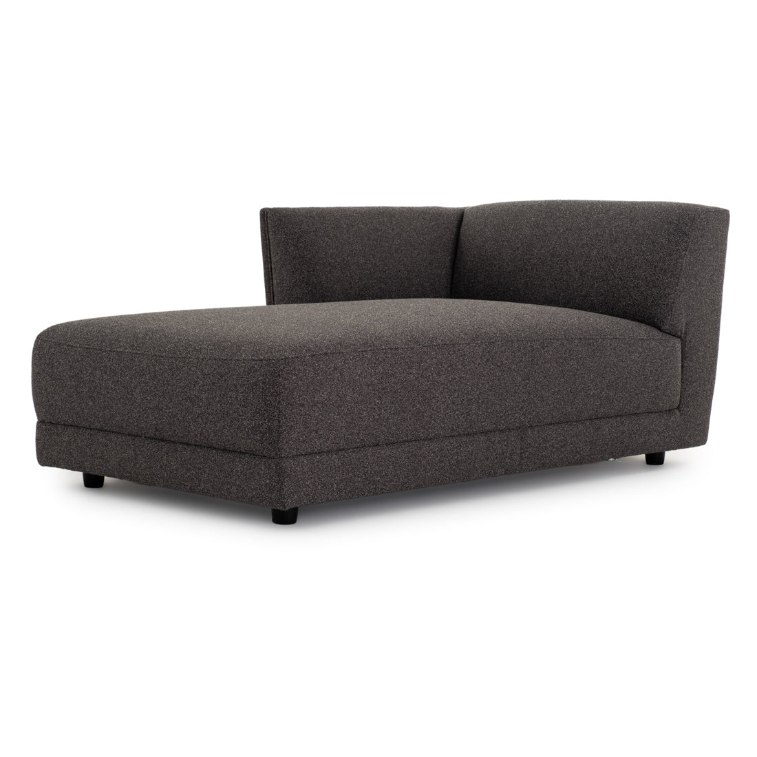 Nathan Modular Left Chaise Dark Grey