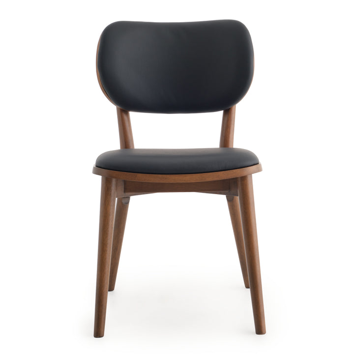 Elinor Leather Chair Dark Brown