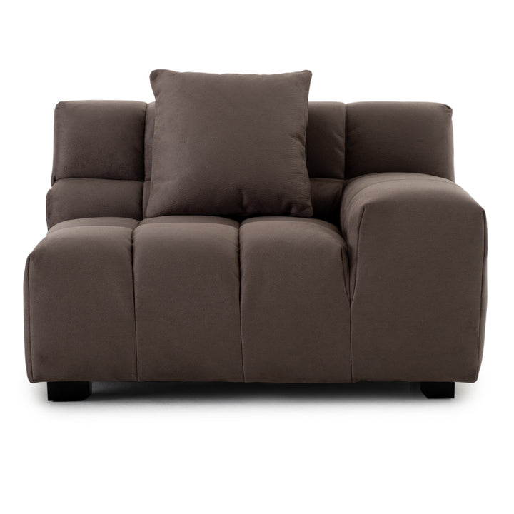 Norika Modular Right Chair Dark Grey